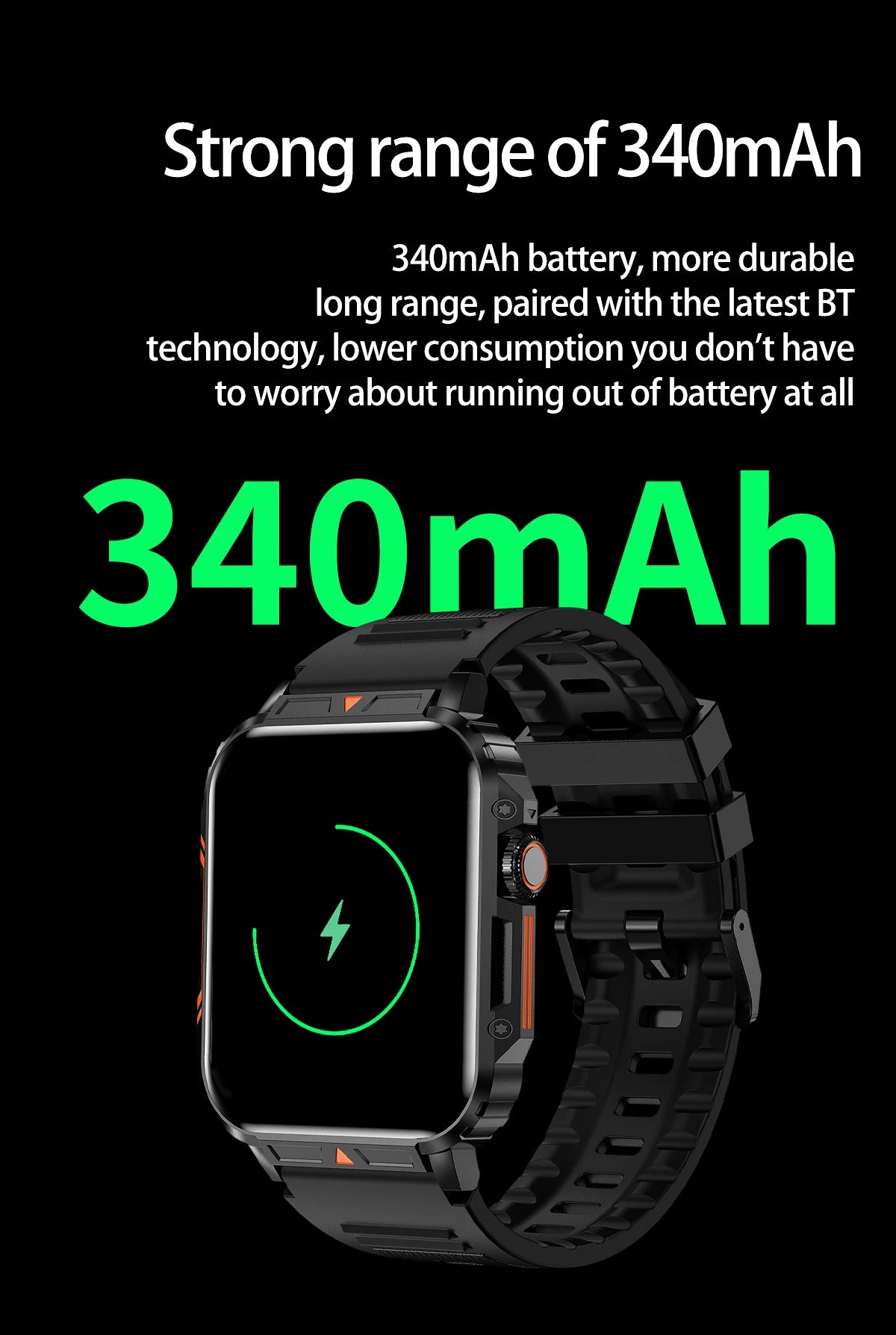 2024 Outdoor Military Smart Watch Men Health Monitor AI Bluetooth Call Fitness Sport Waterproof Smartwatch for Women Android IOS