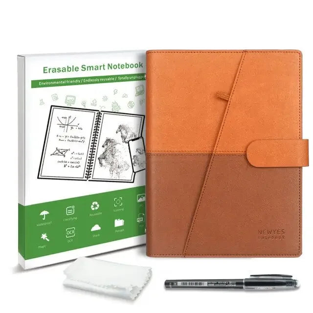 Newyes Professional Smart Notepad A5 Diary Leather Journal Erasable Notebook For Students