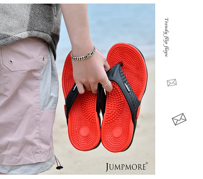 Massage Flip-flops Summer Men Slippers Beach Sandals Comfortable Men Casual Shoes Fashion Men Flip Flops Hot Sell Footwear 2023