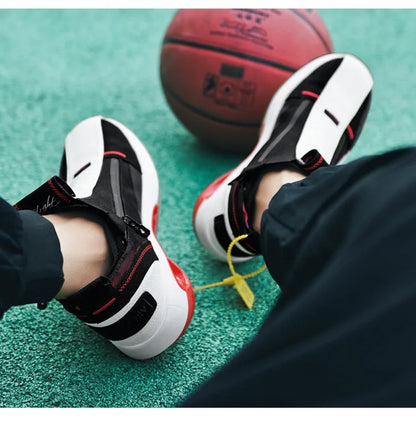 NEW Men Shoes Casual Sneakers High Top Air Basketball Tennis  Male Student Teens Light Net Breathable Running Travel Large Size