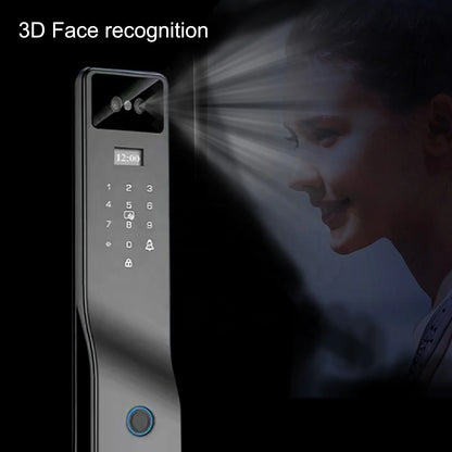 Automatic 3d face recognition lock electron security home office security digital face recognition door lock