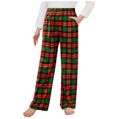 Organic Pants Toddler Pajama Pants For Girls Long Sleep Plaid Pants Soft Bottoms With Pockets Short Pants For Teen Girls