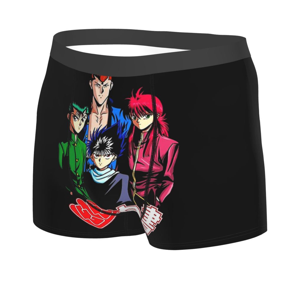 YU YU HAKUSHO Underpants Breathbale Panties Man Underwear Print Shorts Boxer Briefs