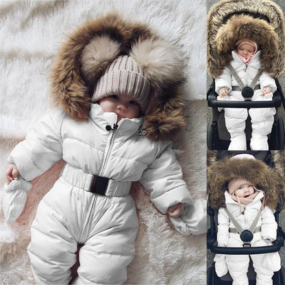 Baby Snowsuit Infant Newborn Clothes Kids Winter Jumpsuit For Boys Girls Romper For Baby Overalls Children Christmas Costume