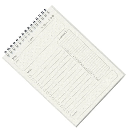 Weekly Planner Notebook 160 Page Lined for Student Daily Scheduling, Twin Coil Binding Planner Notebook Academic Planner