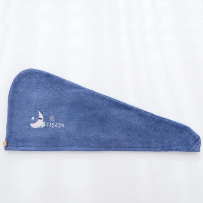 1pc Quickly Dry Hair Hat Super Absorbent Soft Bathroom Women Head Towels Girls Cute Hair Towel Hair Dry Wrap Bonnets