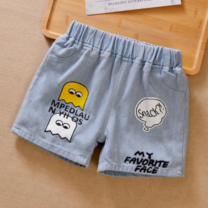 New Girls Denim Shorts Summer Kids Girl Hot Pants Clothing Baby Casual Jean Shorts 4 6 8 10 12 14 Year