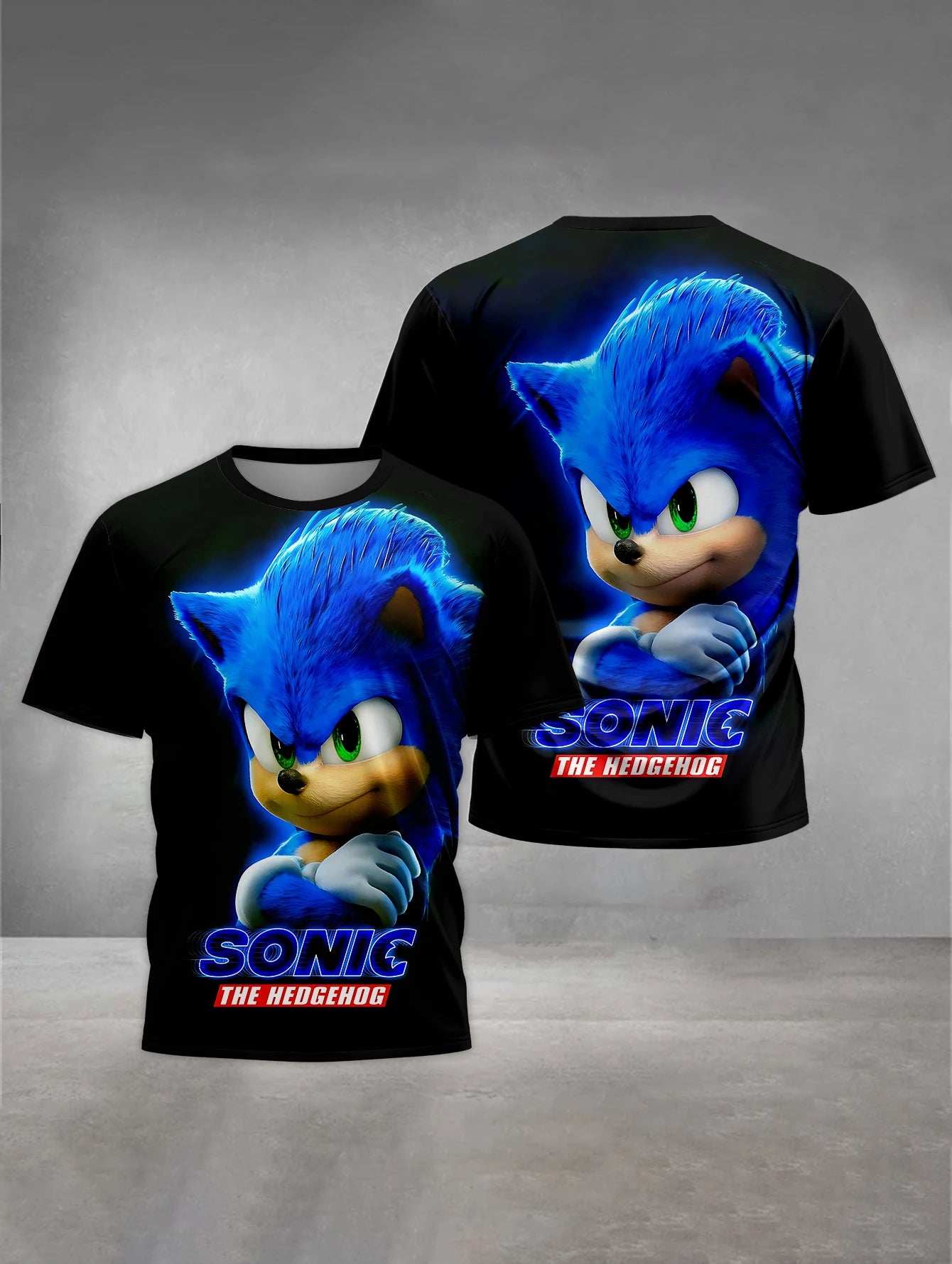 S-Sonic-the Hedgehogs 3D Print Baby Clothing 5 to 14 Years Male Outdoor Clothes for Children Boy Girl Child T-Shirt Top Shirts