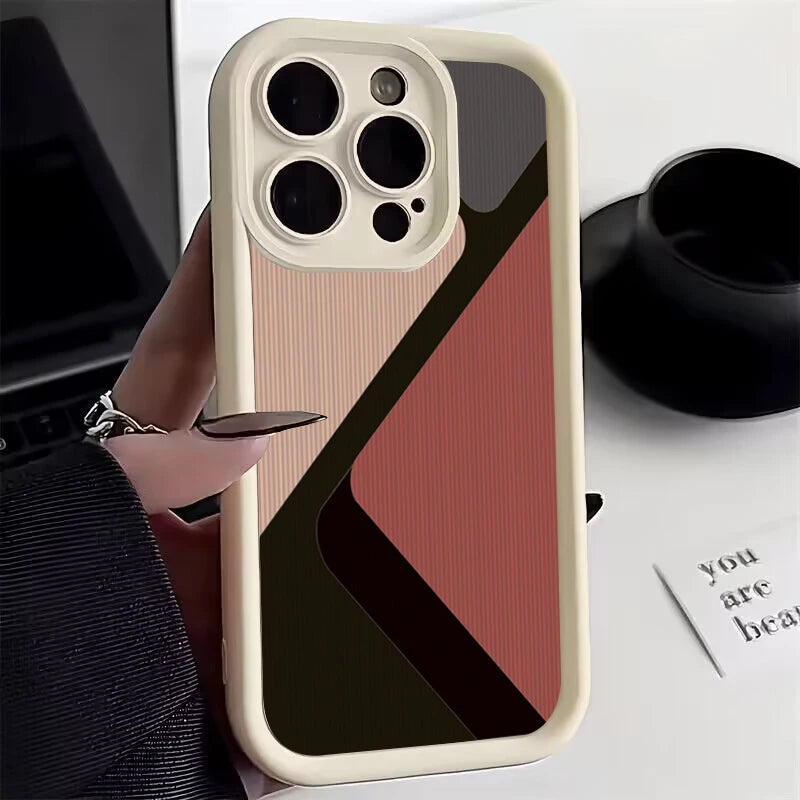 Fashion Zebra Stripe Lattice Pattern Silicone Case For Xiaomi Redmi Note 13 12 Pro Plus 5G 12S 11S 11 10S 10 Redmi 13C 12 Cover