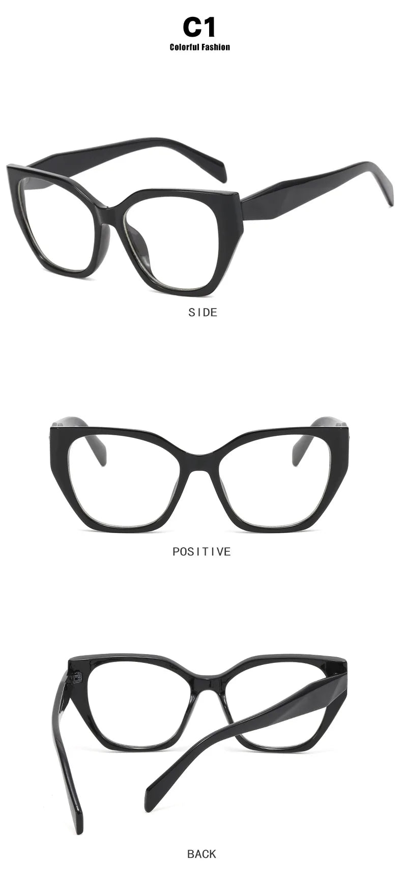 Cat Eye Optical Eyeglasses Frames For Women Brand Designer Fashion Luxury Anti Blue Light Computer Eye Glasses Ladies Eyewear