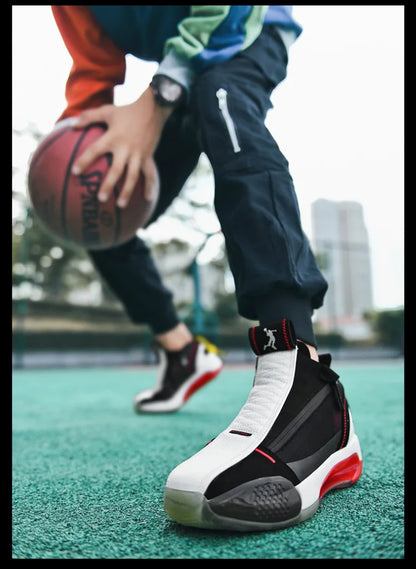 NEW Men Shoes Casual Sneakers High Top Air Basketball Tennis  Male Student Teens Light Net Breathable Running Travel Large Size