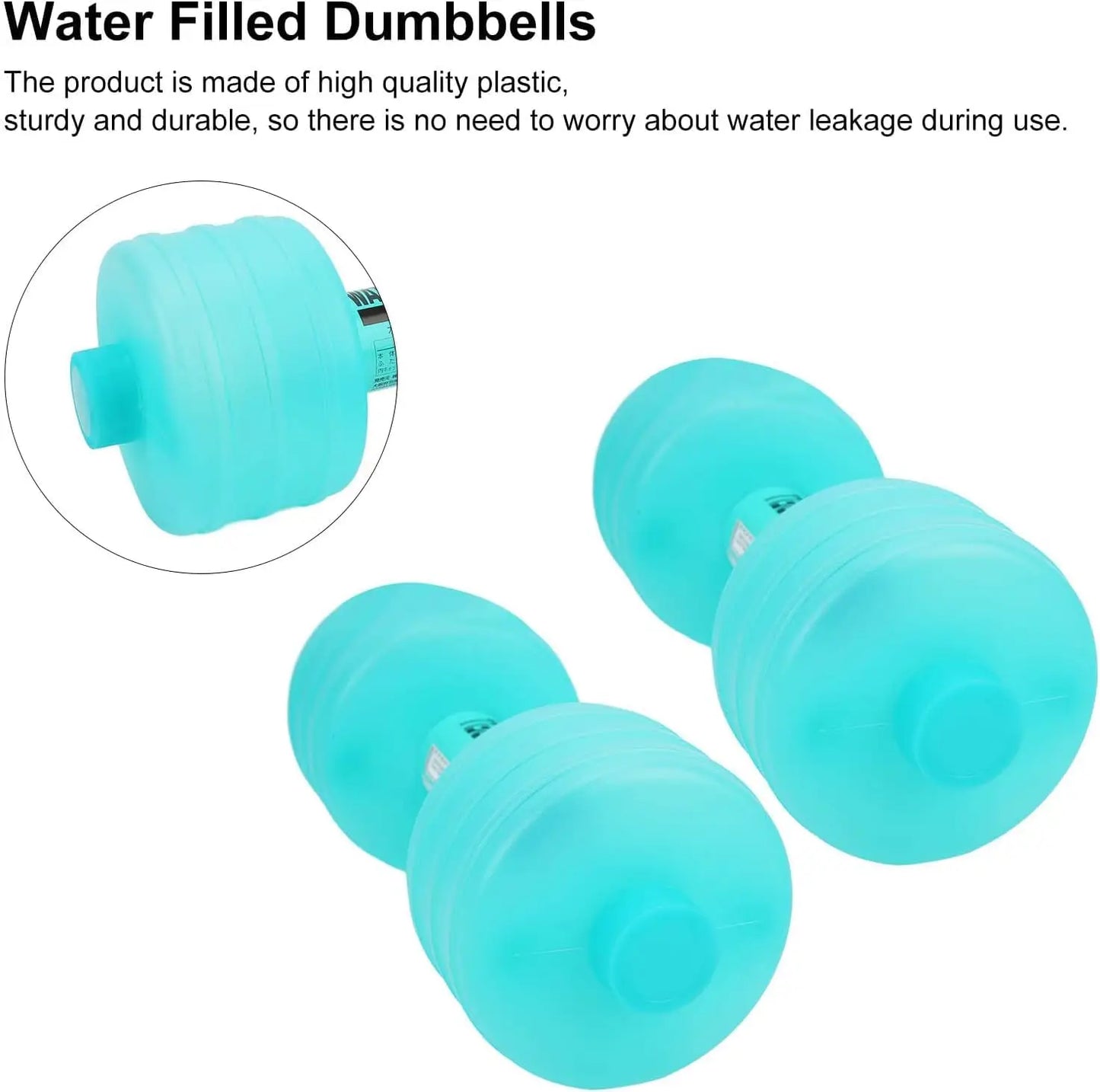 1kg Weight Loss Water Dumbbell Adjustable Gym Exercise Equipment Home Fitness Gym for Fitness Aquatic Barbell Gym Weight Loss