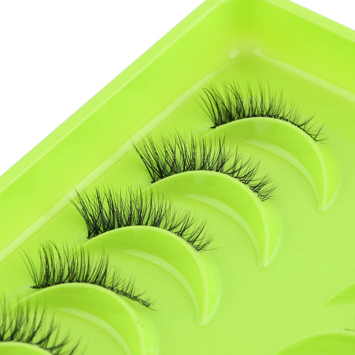 YSDO 3/10 Pairs Cat Eye Lash Wispy Half Lashes Natural False Eyelashes Extensions Fluffy Volume 3D Mink Lashes Makeup Faux Cils