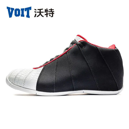 Voit/  Fashion Trend Basketball Shoes Color Splice Shock Absorbing Durable Non-slip Men's Sneakers Streetball Training Boots