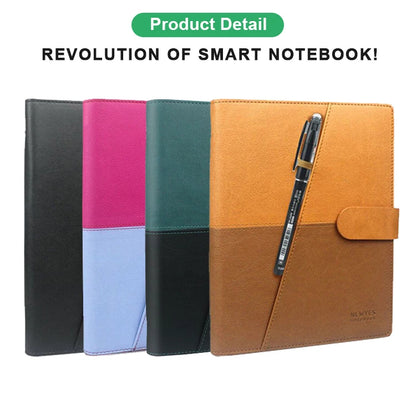 Newyes Professional Smart Notepad A5 Diary Leather Journal Erasable Notebook For Students