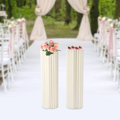 2 Pcs 39.4in Tall Wedding Centerpieces Cardboard Vases Flower Vase Flowers Stand for Party Tables Decorations