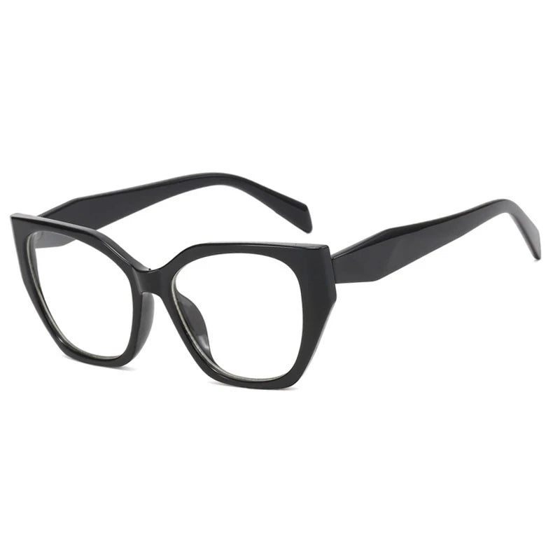 Cat Eye Optical Eyeglasses Frames For Women Brand Designer Fashion Luxury Anti Blue Light Computer Eye Glasses Ladies Eyewear