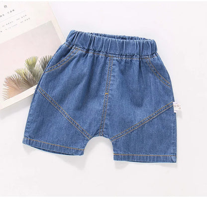 Children's Jeans Summer Fashion Shorts For Boys Cotton Loose Pants Toddler Kids Bottoms 1 To 5 Years Old Clothing