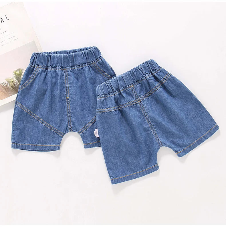 Children's Jeans Summer Fashion Shorts For Boys Cotton Loose Pants Toddler Kids Bottoms 1 To 5 Years Old Clothing