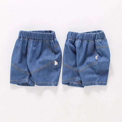 Children's Jeans Summer Fashion Shorts For Boys Cotton Loose Pants Toddler Kids Bottoms 1 To 5 Years Old Clothing