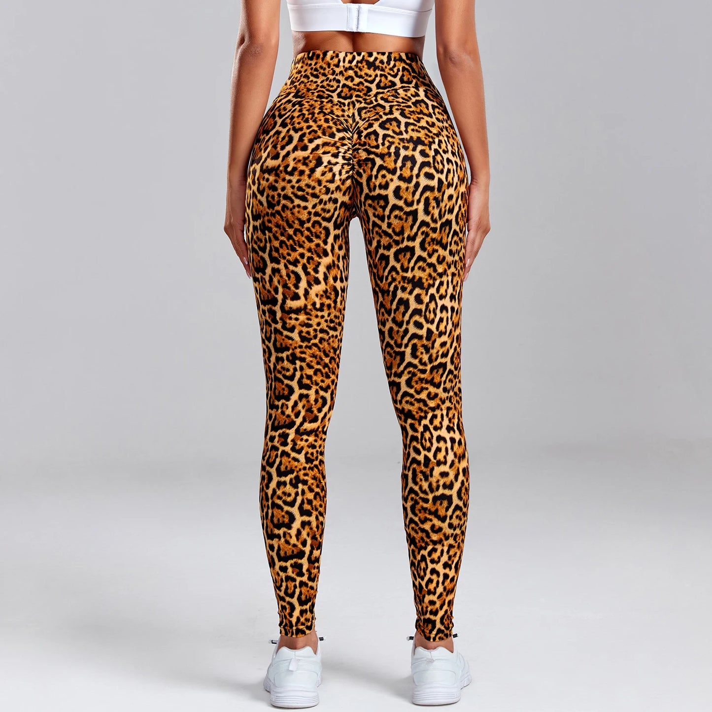 FITTOO Snakeskin Leopard Leggings Women Sanding Pencil Fitness Workout Sports Pant Female Sexy High Waist Women Leggins Push Up