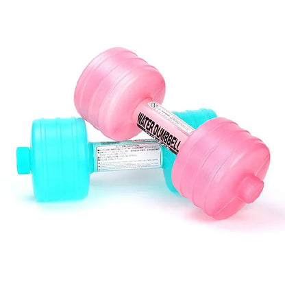 1kg Weight Loss Water Dumbbell Adjustable Gym Exercise Equipment Home Fitness Gym for Fitness Aquatic Barbell Gym Weight Loss