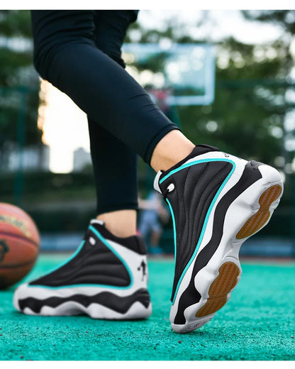 High Quality Basketball Shoes Men Sneakers Boys Basket Shoes Autumn High Top Anti-slip Outdoor Sports Shoes Trainer Women Summer