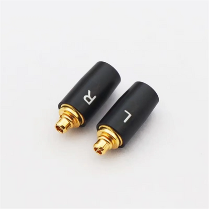 1Pair Earphone Pin Plug Earphone Jack Adapter for Sennheiser IE300 IE900 for Audio Technica N5005 Headphone Plug Silver