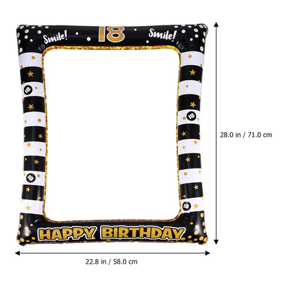 Ornament Photo Frame Inflatable Picture Frames Birthday Party Supplies Props Festival