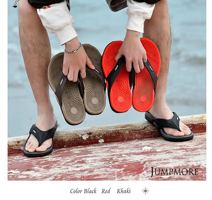 Massage Flip-flops Summer Men Slippers Beach Sandals Comfortable Men Casual Shoes Fashion Men Flip Flops Hot Sell Footwear 2023