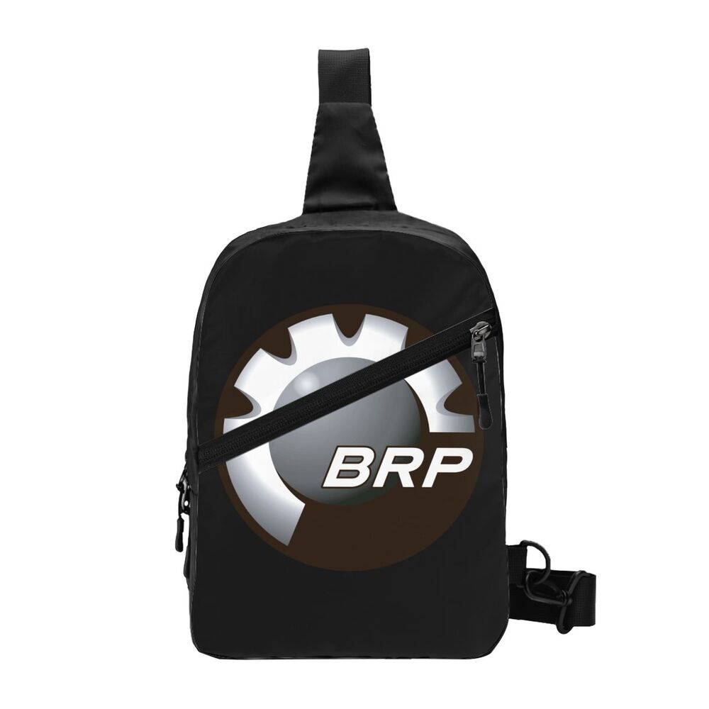 custom Motorcycle BRP Can-Am Print Sling Chest Bag Custom Crossbody Shoulder Backpack for Men Traveling Daypack