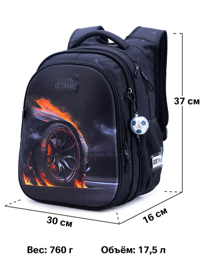 Top Quality Orthopedic School Bags For Boys Cartoon Backpacks Kids Primary School Students Grade One Children Waterproof Bookbag