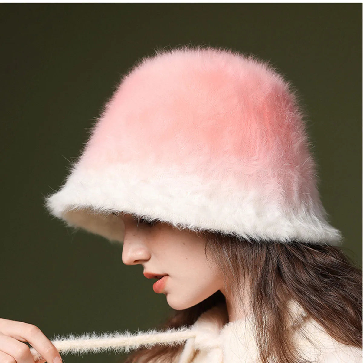 Rabbit Hair Fisherman Hat Warm Hat hats for women top hats elegant women's hats country Hat men luxury brand Women's felt hat