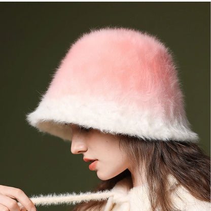 Rabbit Hair Fisherman Hat Warm Hat hats for women top hats elegant women's hats country Hat men luxury brand Women's felt hat