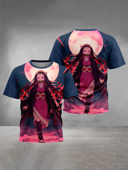 3D Print HOT Anime D-DemonS S-SlayerS Baby Clothing 5 to 14 Years Male Outdoor Clothes for Children Boy Girl Child T-Shirt Top