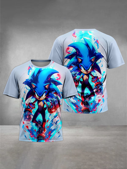 S-Sonic-the Hedgehogs 3D Print Baby Clothing 5 to 14 Years Male Outdoor Clothes for Children Boy Girl Child T-Shirt Top Shirts