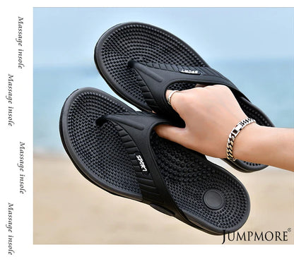 Massage Flip-flops Summer Men Slippers Beach Sandals Comfortable Men Casual Shoes Fashion Men Flip Flops Hot Sell Footwear 2023