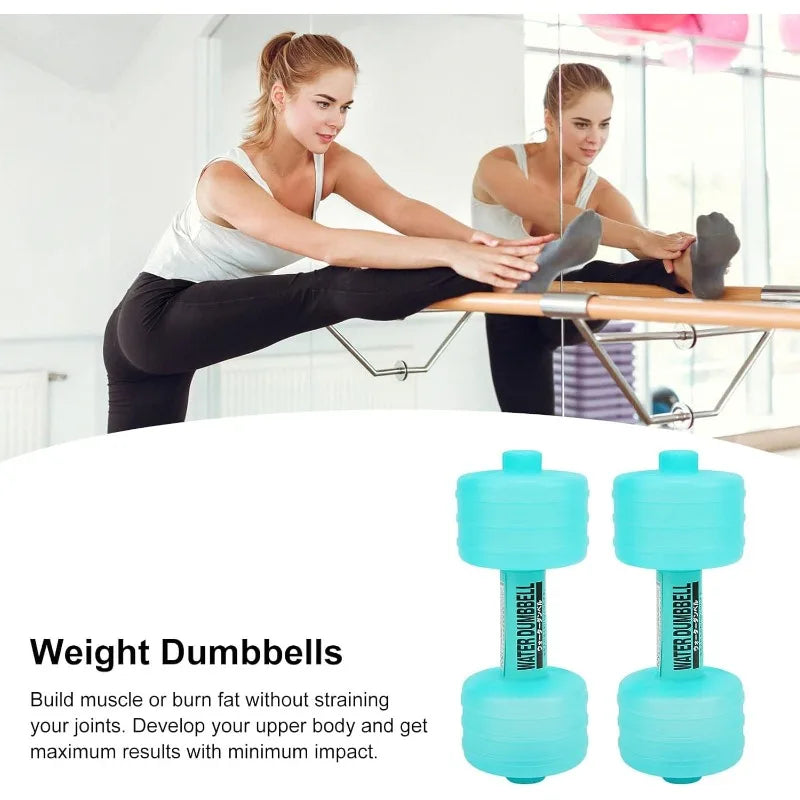 1kg Weight Loss Water Dumbbell Adjustable Gym Exercise Equipment Home Fitness Gym for Fitness Aquatic Barbell Gym Weight Loss