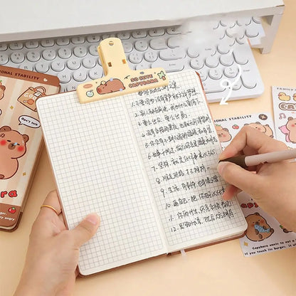 Pocket Mini Capybara Notepad Kawaii INS Capybara Hand Ledger Notebook Thickening Cartoon Memo Notes Student