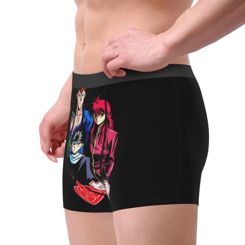 YU YU HAKUSHO Underpants Breathbale Panties Man Underwear Print Shorts Boxer Briefs