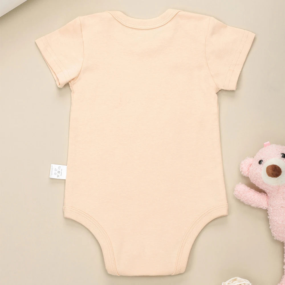 Born First Show Off Funny Twin Newborn Boy Bodysuits Fashion Cute Baby Girl Clothes Short Sleeve Summer Cotton Infant Onesies