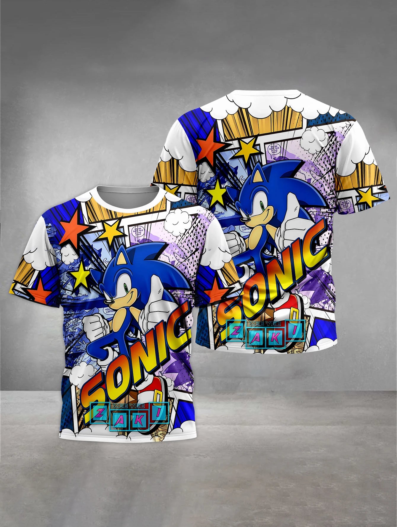 S-Sonic-the Hedgehogs 3D Print Baby Clothing 5 to 14 Years Male Outdoor Clothes for Children Boy Girl Child T-Shirt Top Shirts