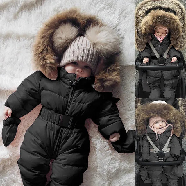 Baby Snowsuit Infant Newborn Clothes Kids Winter Jumpsuit For Boys Girls Romper For Baby Overalls Children Christmas Costume