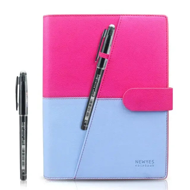 Newyes Professional Smart Notepad A5 Diary Leather Journal Erasable Notebook For Students