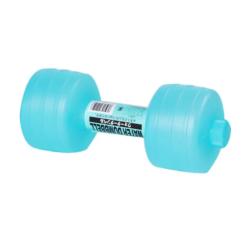 1kg Weight Loss Water Dumbbell Adjustable Gym Exercise Equipment Home Fitness Gym for Fitness Aquatic Barbell Gym Weight Loss