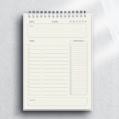 Weekly Planner Notebook 160 Page Lined for Student Daily Scheduling, Twin Coil Binding Planner Notebook Academic Planner