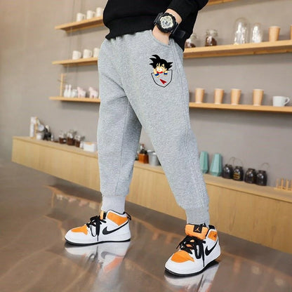 Joggers Sweatpants for Kids Boys Casual Pants Gyms Workout Track pants Spring Autumn Cotton Sportswear Teens Trousers