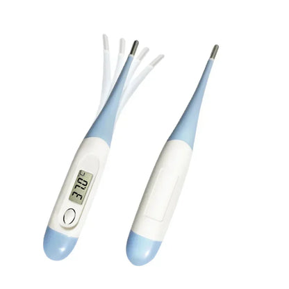 Electronic Digital Thermometer Soft Head Home First Aid Kit Fever Baby Adult Head Oral Armpit Temperature Measurement Instrument