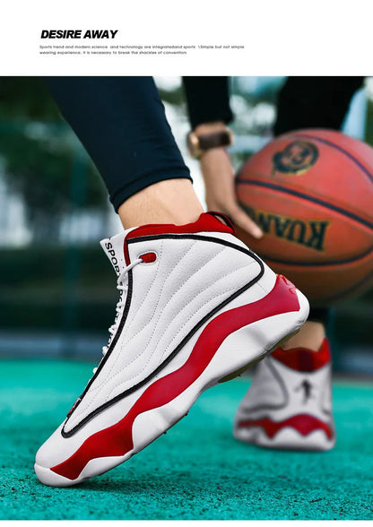 High Quality Basketball Shoes Men Sneakers Boys Basket Shoes Autumn High Top Anti-slip Outdoor Sports Shoes Trainer Women Summer