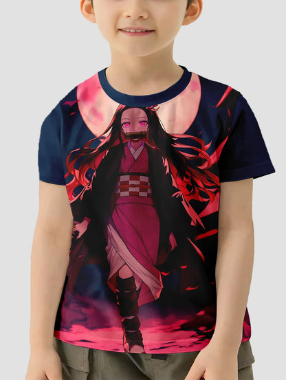 3D Print HOT Anime D-DemonS S-SlayerS Baby Clothing 5 to 14 Years Male Outdoor Clothes for Children Boy Girl Child T-Shirt Top